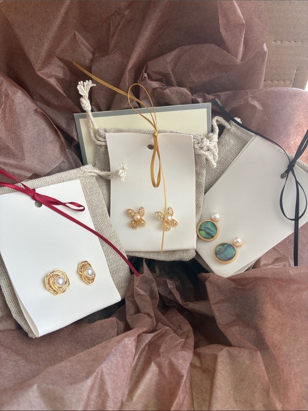 Choose 1 + Surprise 2 | 3-Pair Stud Box | Gift Ready